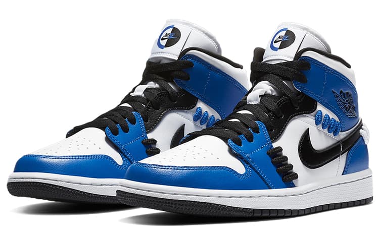 Ретро баскетбольные кроссовки Jordan Air Jordan 1 Mid SE "Game Royal" - изображение 3