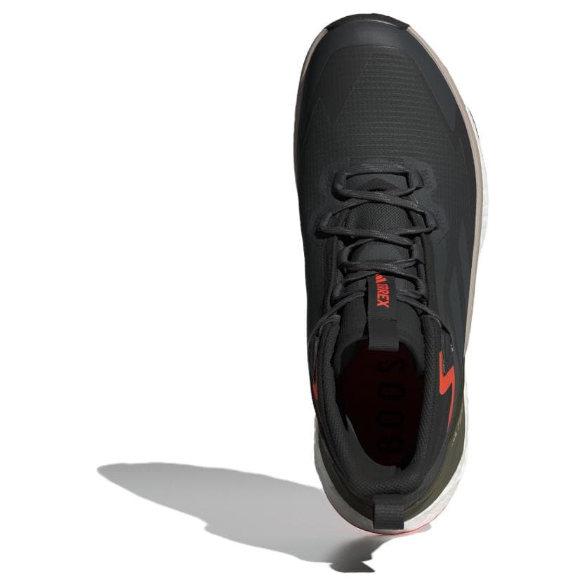 Кроссовки Adidas TERREX FREE HIKER 2,0 Мягкий и комфортный Дышащий High Топ Походная обувь Мужской Черный - изображение 5