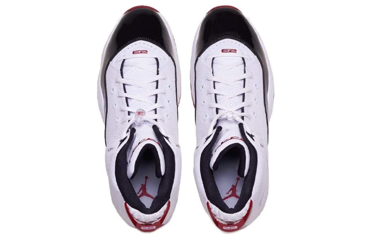 Ретро баскетбольные кроссовки Jordan B'Loyal Mid White Red - изображение 3