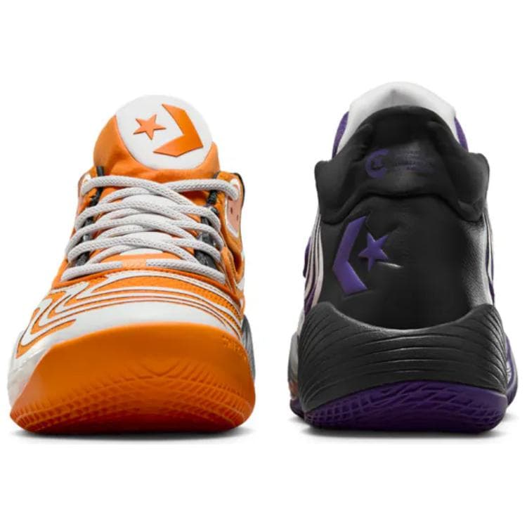 Кроссовки для баскетбола Converse All Star BB Shift CX Универсальные удобные противоскользящие дышащие с хорошей фиксацией мид-топ баскетбольные кроссовки унисекс фиолетово-оранжевые - изображение 5