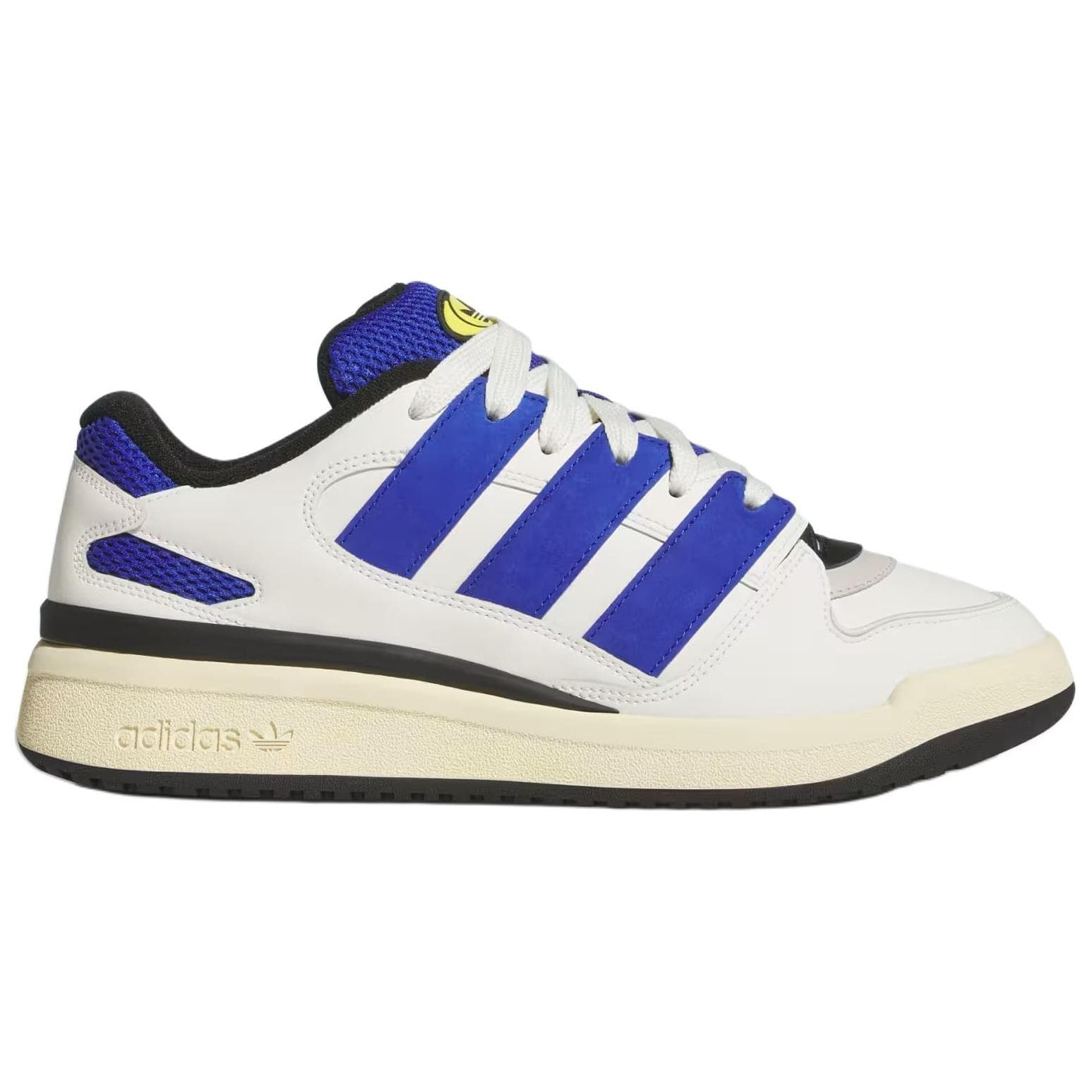Кроссовки для баскетбола Adidas Originals FORUM 2000 Мягкий и Комфортный Устойчивый к Износу Низкие Баскетбольные Кроссовки Унисекс Белый Синий - изображение 2