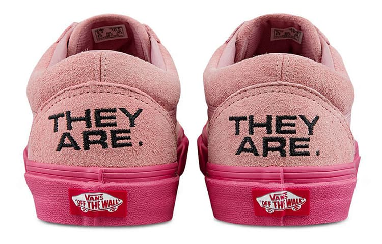 Кроссовки They Are x Vans Old Skool Pink Year of the Ox Edition - изображение 5