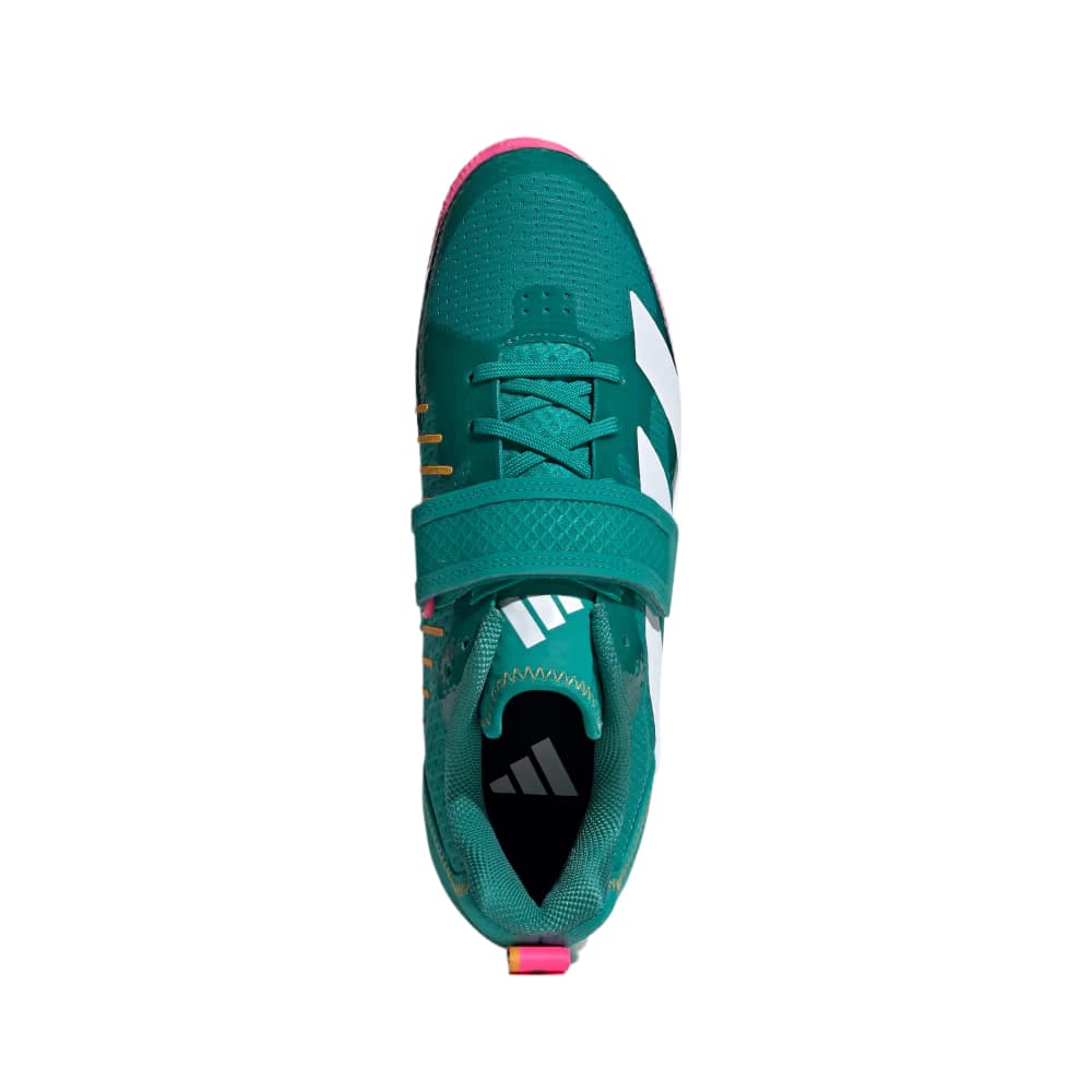 Кроссовки для спортзала Adidas Adipower Low Тренировочные кроссовки унисекс синие зеленые - изображение 4