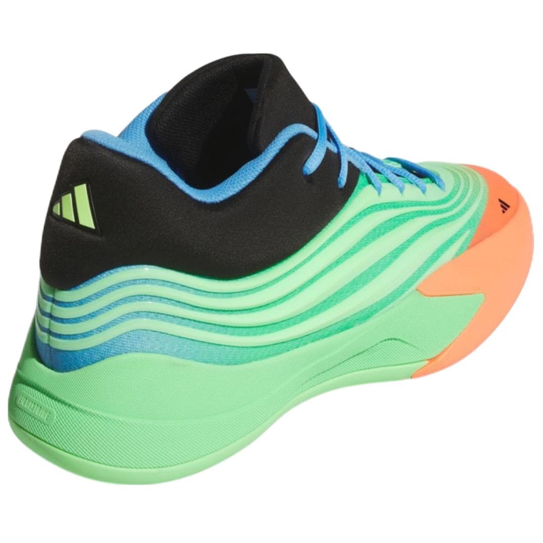 Кроссовки для баскетбола Adidas Dame 10 Противоскользящие Устойчивые к истиранию Низкие Баскетбольные кроссовки Унисекс Зеленый Черный - изображение 4