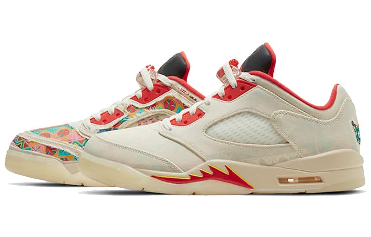 Ретро баскетбольные кроссовки Jordan Air Jordan 5 Retro Low "Chinese New Year" - изображение 3