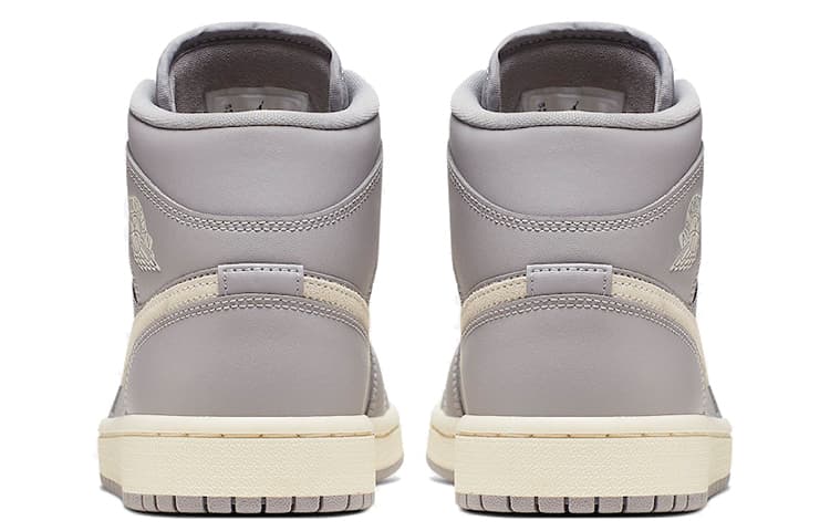 Ретро баскетбольные кроссовки Jordan Air Jordan 1 Mid "Light Bone" — фото 4