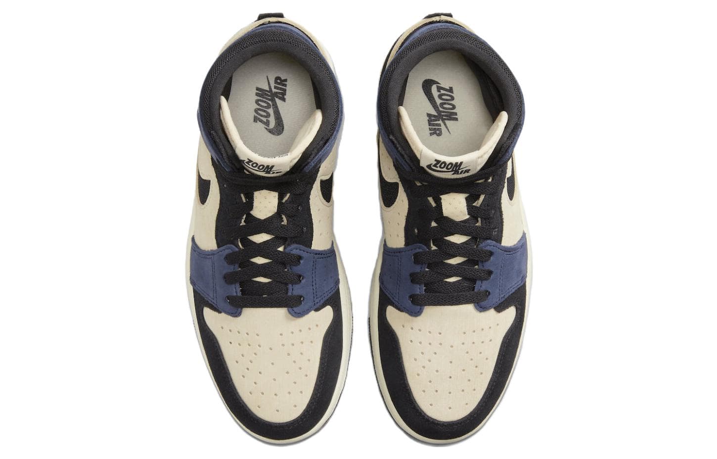 Ретро баскетбольные кроссовки Jordan Air Jordan 1 Zoom CMFT 2 Blue White Black - изображение 4