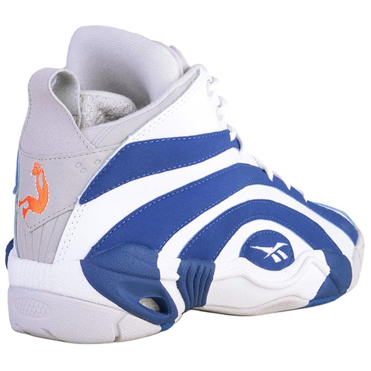 Ретро баскетбольные кроссовки Reebok Shaqnosis Ретро Баскетбольные Кроссовки Мужские Синие Белые - изображение 4