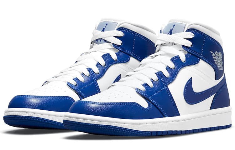 Ретро баскетбольные кроссовки Jordan Air Jordan 1 Mid "Kentucky" - изображение 3