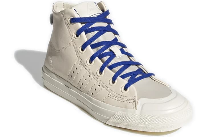 Кроссовки adidas Nizza Hi White Brown - изображение 3