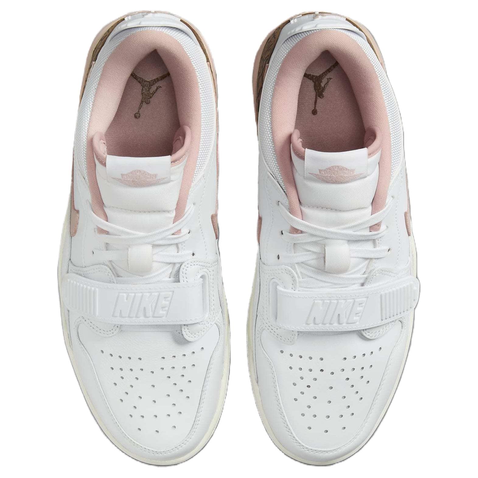 Ретро баскетбольные кроссовки Jordan Legacy 312 White Pink - изображение 4