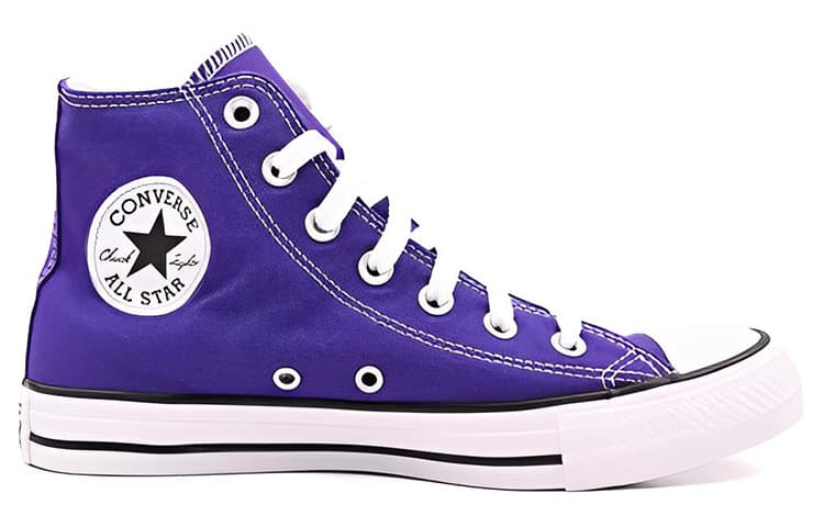 Кеды Converse All Star универсальные износостойкие легкие Хай-топы Кеды Унисекс Фиолетовый - изображение 2