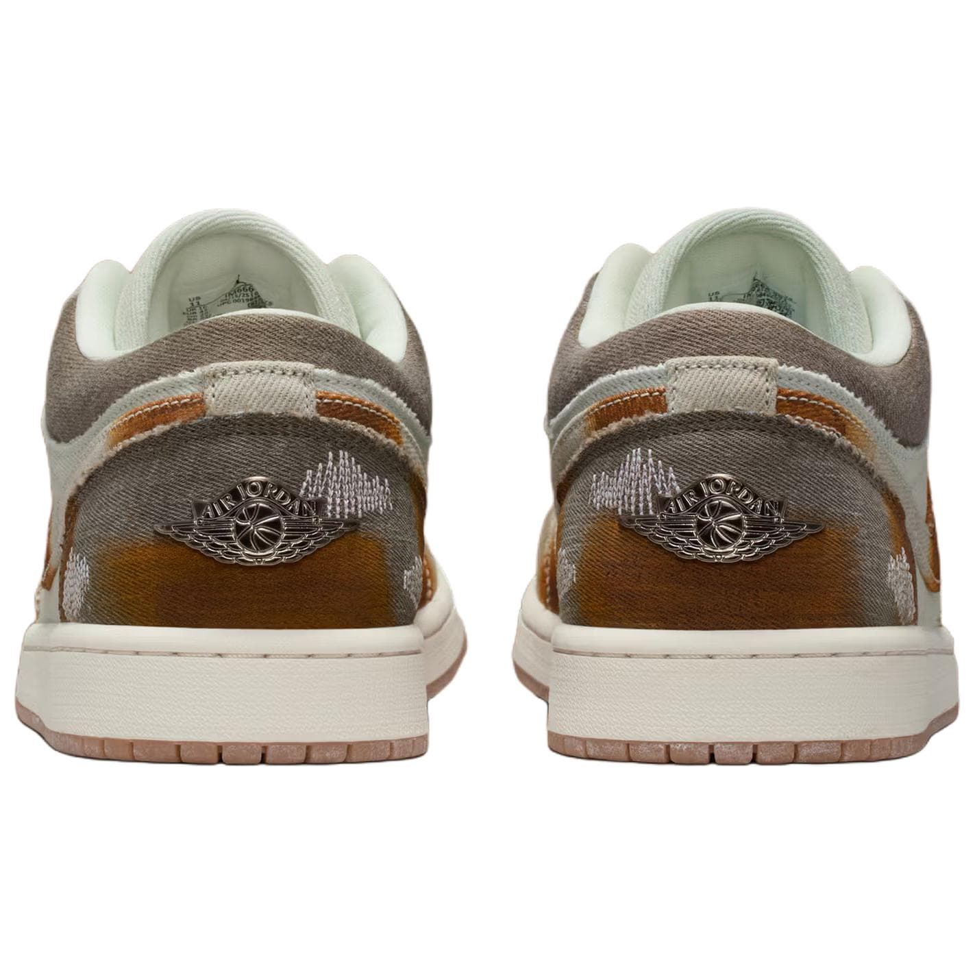 Ретро баскетбольные кроссовки Jordan Air Jordan 1 SE Low Blue Brown — фото 5