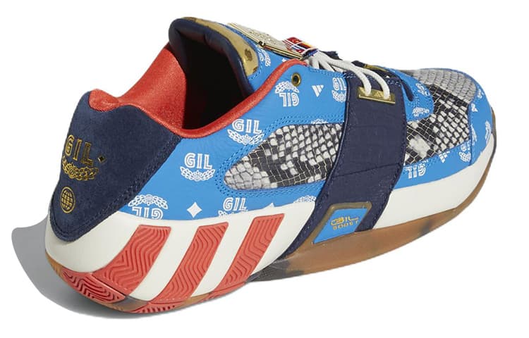 Ретро баскетбольные кроссовки adidas Agent Gil Restomod Blue White Red - изображение 4