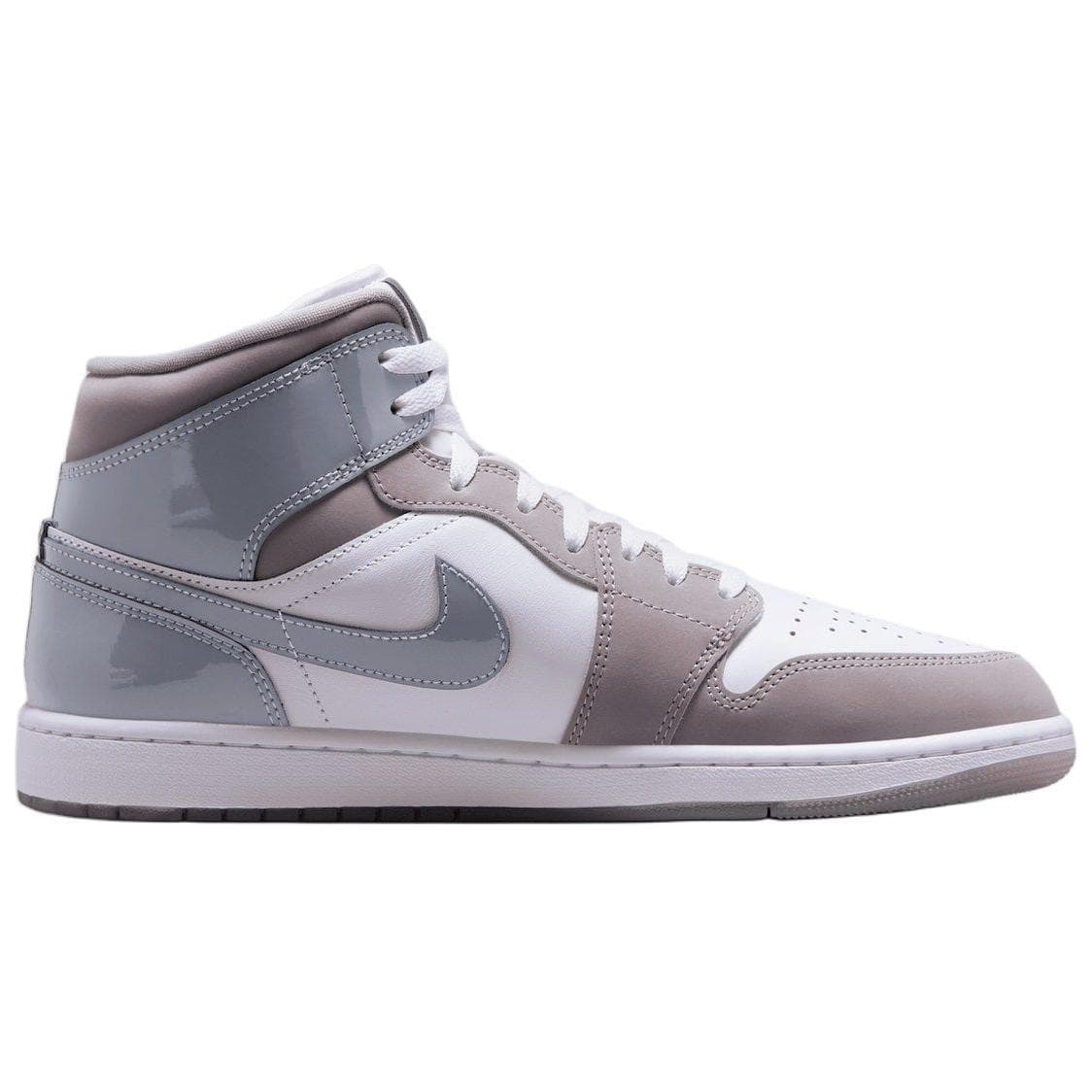 Ретро баскетбольные кроссовки Jordan Air Jordan 1 Mid White - изображение 2