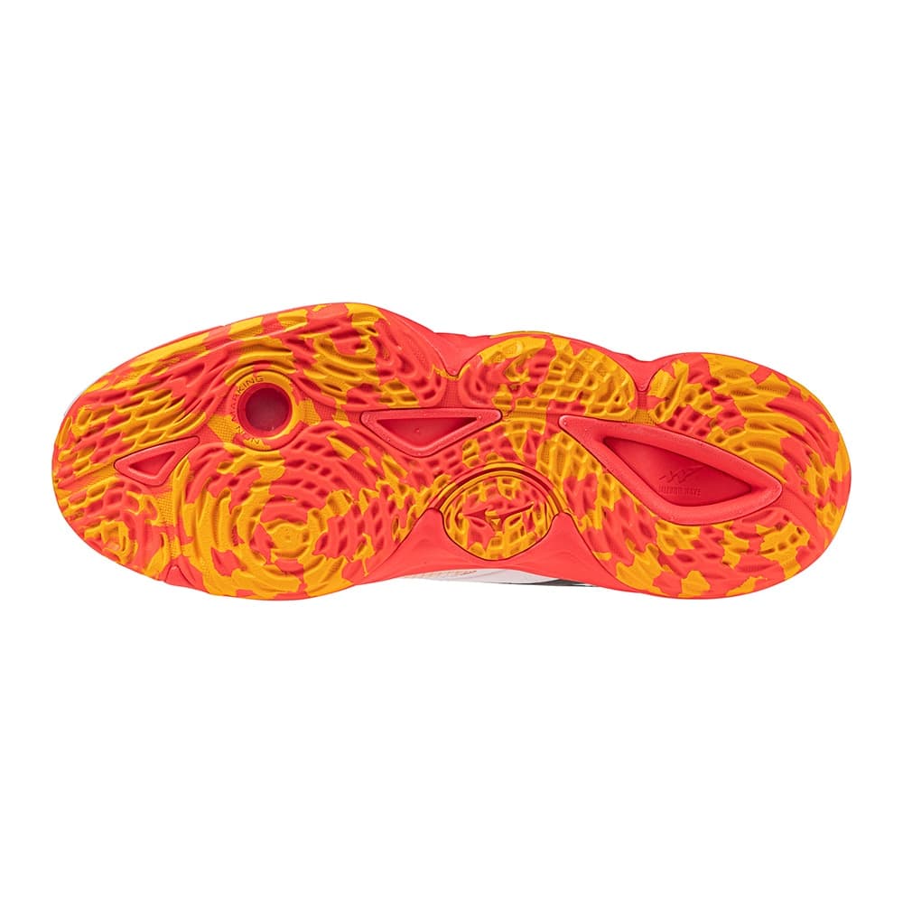 Кроссовки для спортзала Mizuno WAVE MOMENTUM ELITE Искусственная кожа Низкие кроссовки для тренировок Унисекс Оранжевый - изображение 5