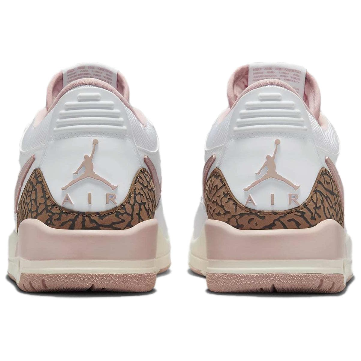 Ретро баскетбольные кроссовки Jordan Legacy 312 White Pink - изображение 5