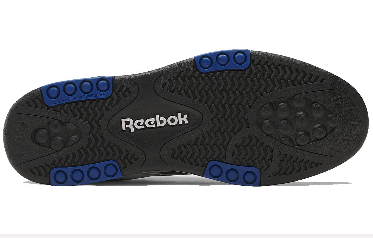 Ретро баскетбольные кроссовки Reebok BB 4500 DMX Устойчивые к истиранию Низкие Баскетбольные Кроссовки Унисекс Синие Белые - изображение 5