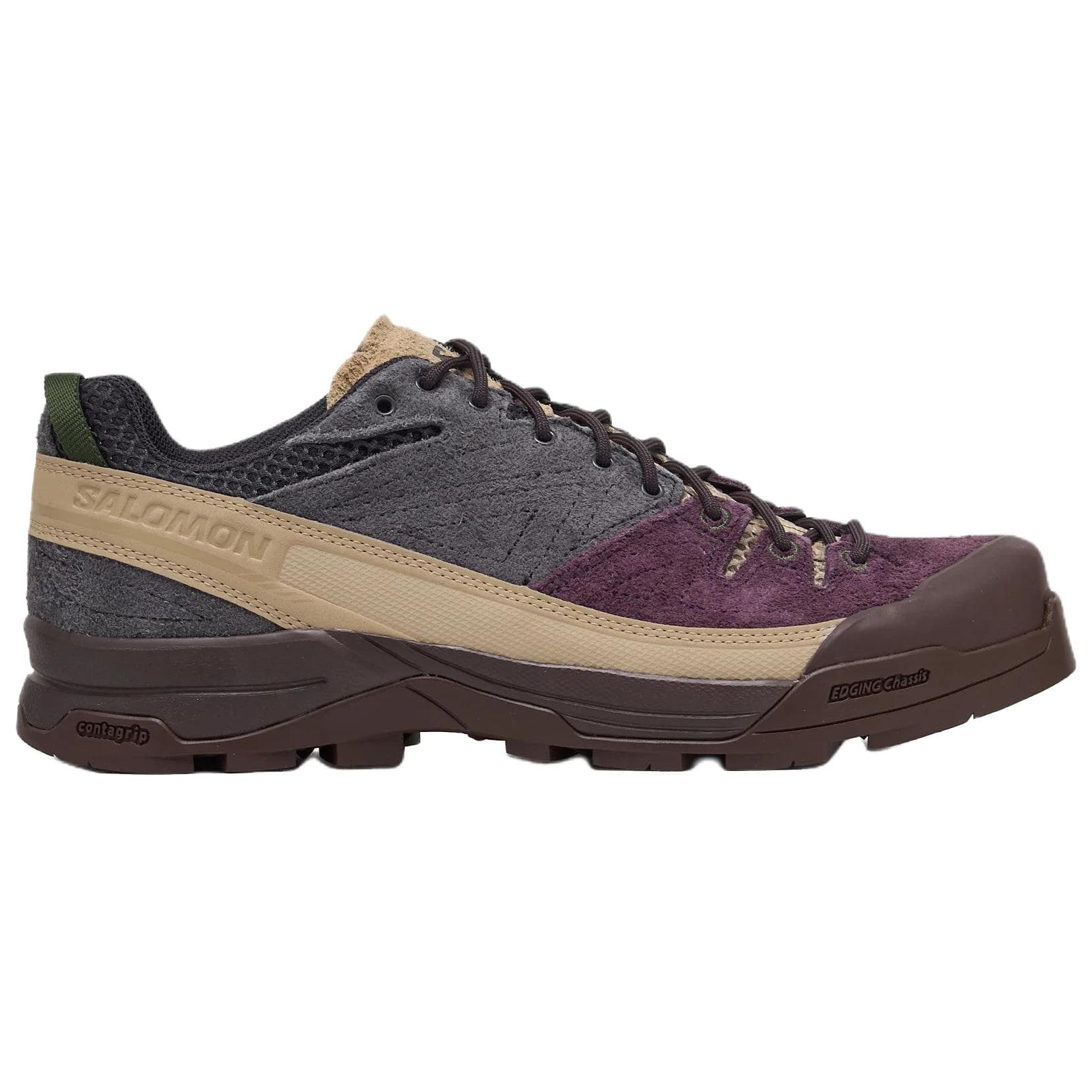 Кроссовки для бега SALOMON X Alp Дышащий Low Топ Беговые кроссовки Унисекс Красный Сливовый - изображение 2