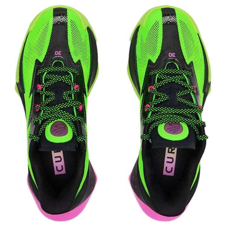 Кроссовки для баскетбола Under Armour CURRY SERIES 7 Баскетбольные кроссовки Унисекс Зелёный - изображение 4