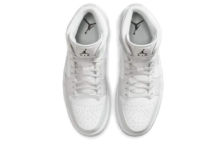 Ретро баскетбольные кроссовки Jordan Air Jordan 1 Mid "Grey Camo" - изображение 4
