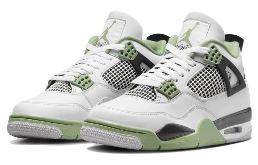 Ретро баскетбольные кроссовки Jordan Air Jordan 4 "Oil Green" - изображение 3
