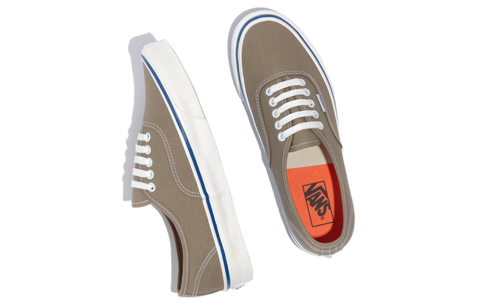 Кроссовки Vans Authentic Anaheim Deck DX Brown White - изображение 3