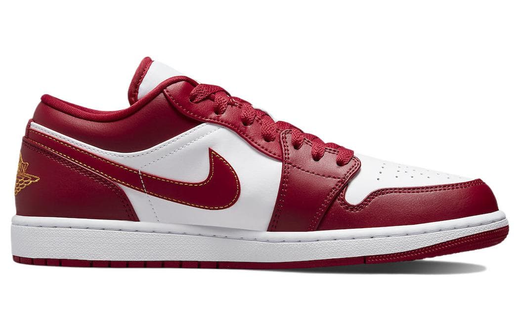 Ретро баскетбольные кроссовки Jordan Air Jordan 1 Low "Cardinal" - изображение 2