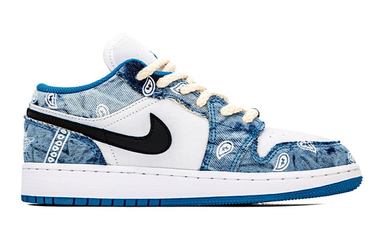 Кроссовки для баскетбола Jordan Air Jordan 1 Low "Washed Denim" - изображение 2
