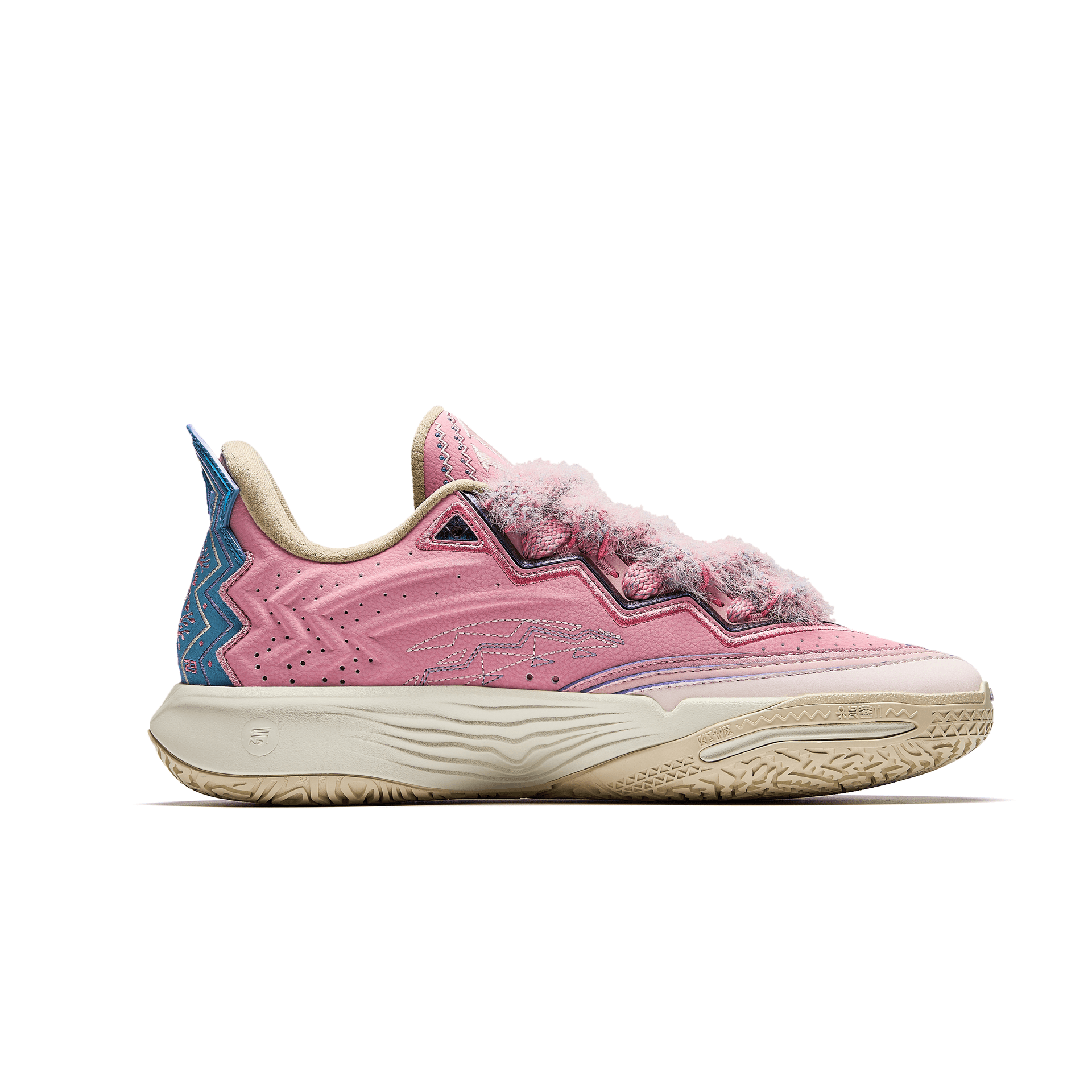 Кроссовки для баскетбола Anta KAI 2 Ирвинг 2 Little Принцесса Низкие Баскетбольные Кроссовки Мужские Кофейно-Чайный Красный - изображение 4