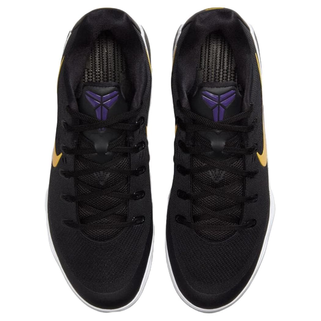 Кроссовки для баскетбола Nike Kobe 9 Low Баскетбольные кроссовки Унисекс Черный Золото - изображение 4
