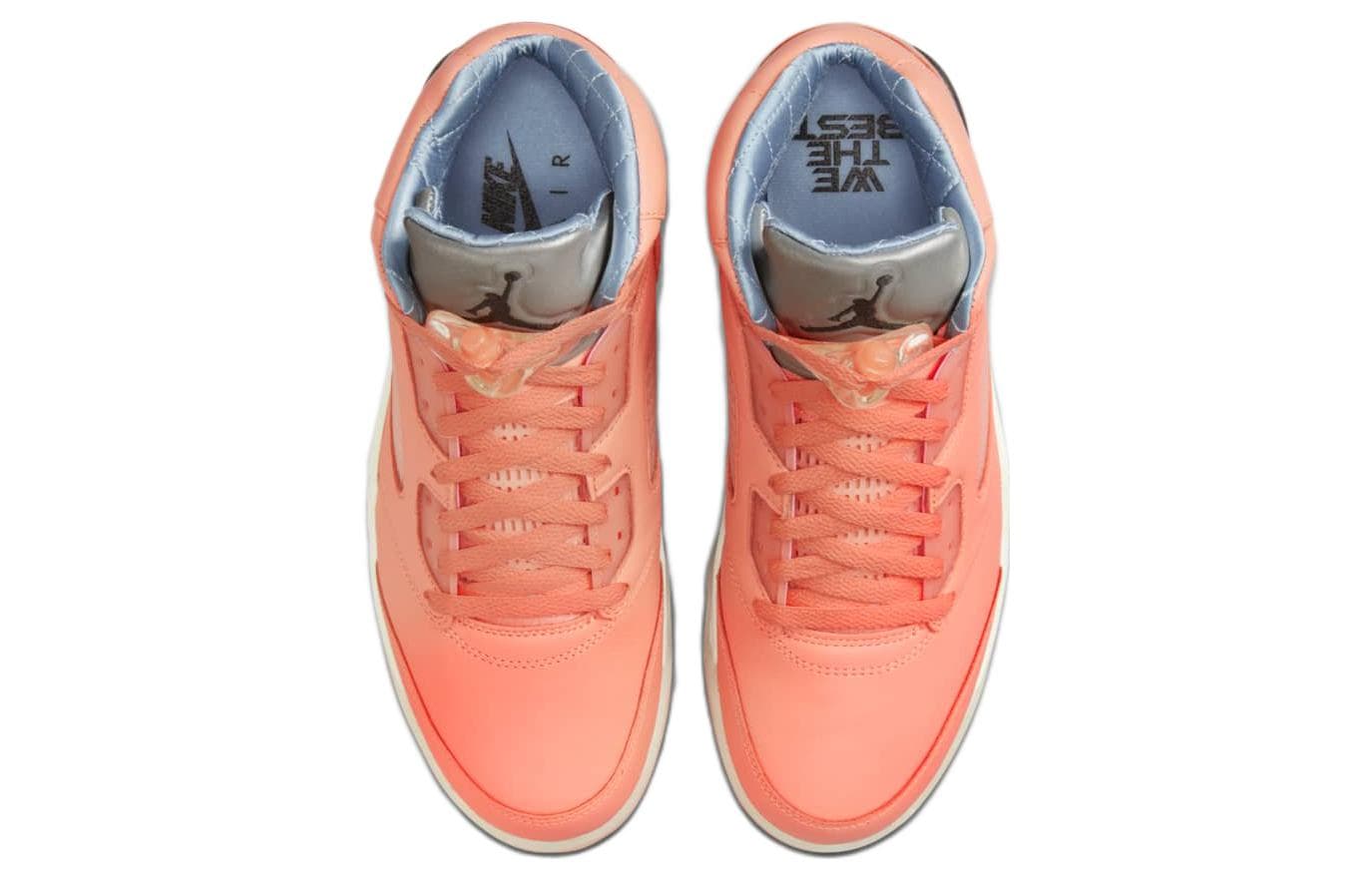 Ретро баскетбольные кроссовки DJ Khaled x Air Jordan 5 "Crimson Bliss" - изображение 4