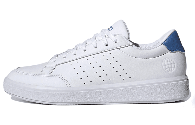 Кроссовки Adidas Neo Nova Court Теннис Скользящие Устойчивые к Износу Низкие Кроссовки для Скейтбординга Женские Белые Синие - изображение 1