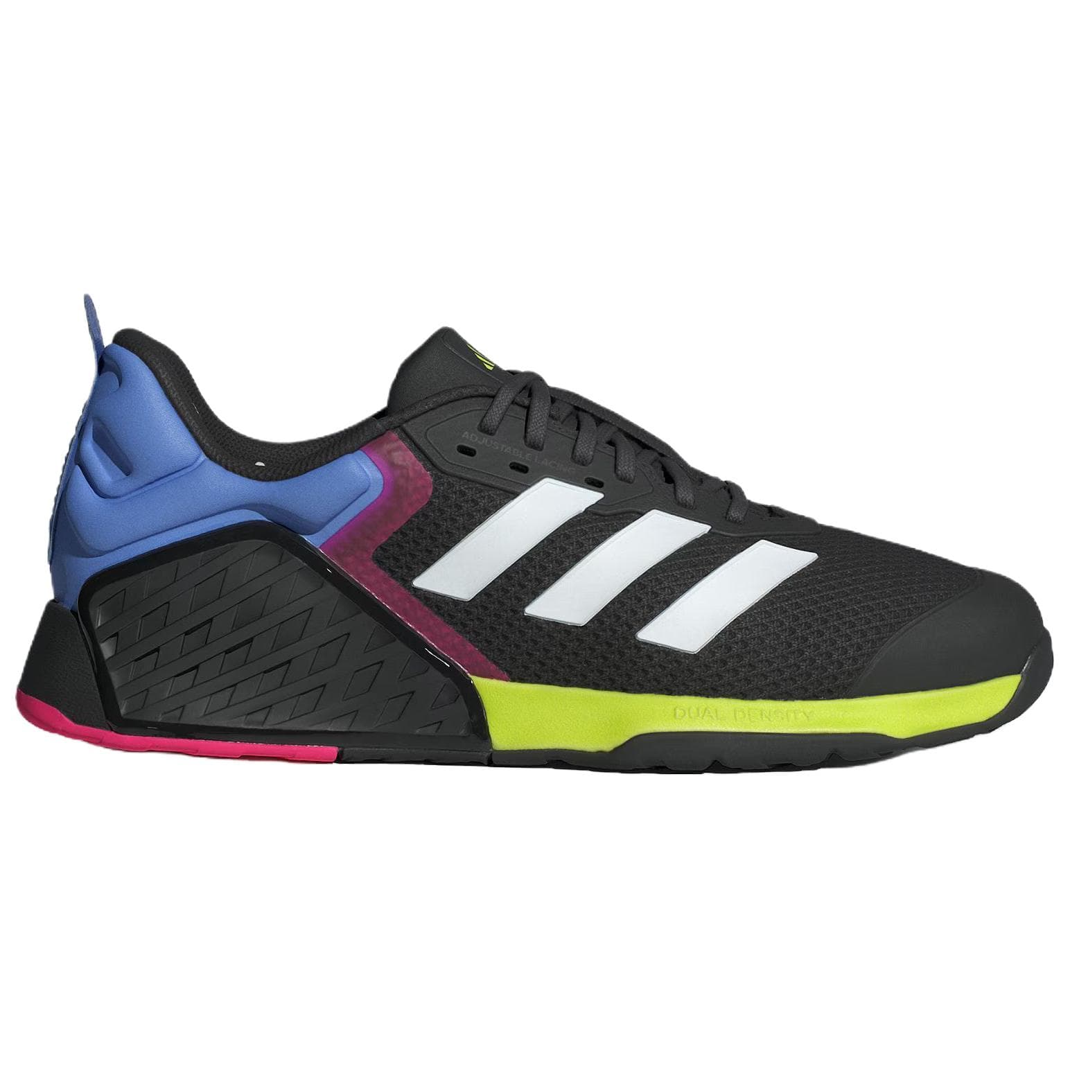 Кроссовки для спортзала Adidas DROPSET 3 Устойчивые к истиранию Кроссовки для тренировок Мужские Черные - изображение 2