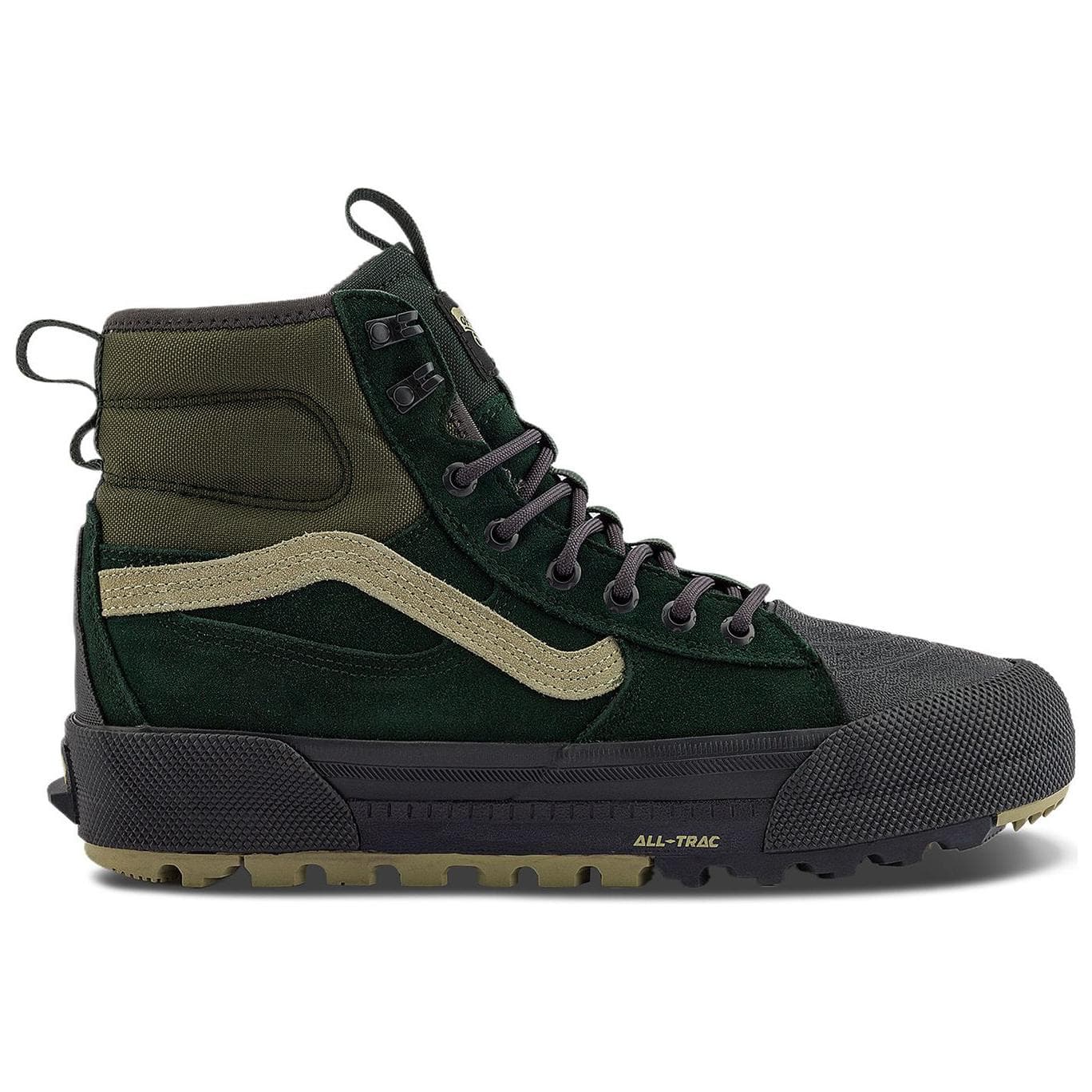 Кроссовки Vans Mte SK8 HI Устойчивая к истиранию высокая обувь для альпинизма Унисекс Черный Зеленый - изображение 2