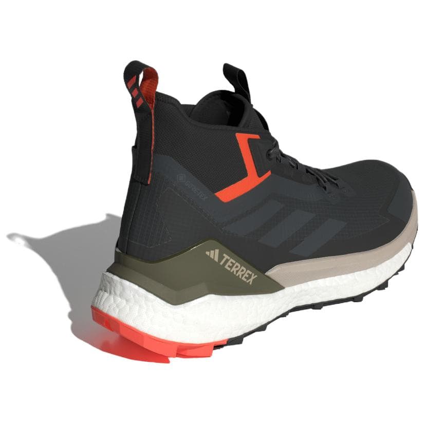 Кроссовки Adidas TERREX FREE HIKER 2,0 Мягкий и комфортный Дышащий High Топ Походная обувь Мужской Черный - изображение 4