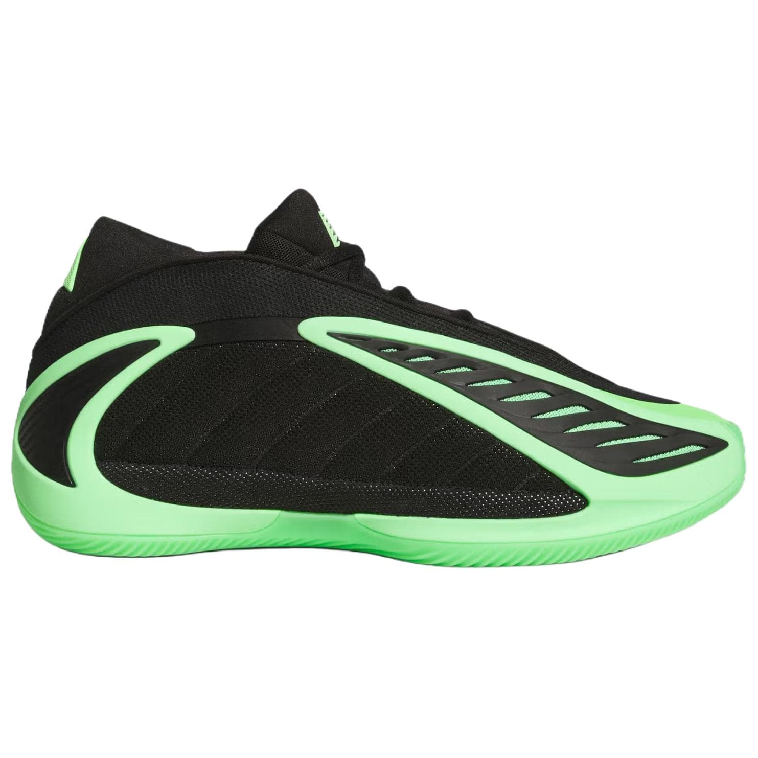 Кроссовки для баскетбола Adidas AE2 Low Баскетбольные кроссовки Мужские Черные Зеленые - изображение 2