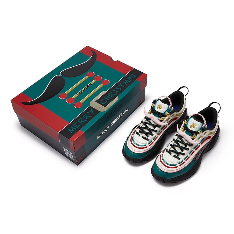 Ретро баскетбольные кроссовки FILA FUSION FIRE XMAS - изображение 2