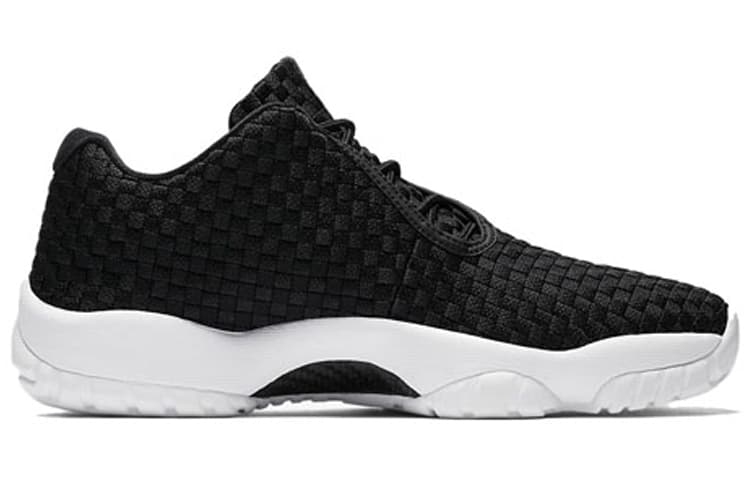 Ретро баскетбольные кроссовки Jordan Future Low Black White - изображение 2