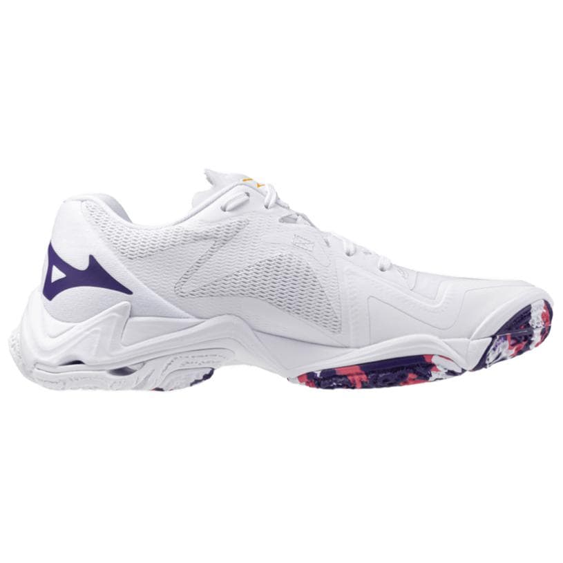 Кроссовки для спортзала Mizuno Wave Lightning Z8 Износостойкие и Легкие Низкие Кроссовки для тренировок Женские Белые - изображение 2