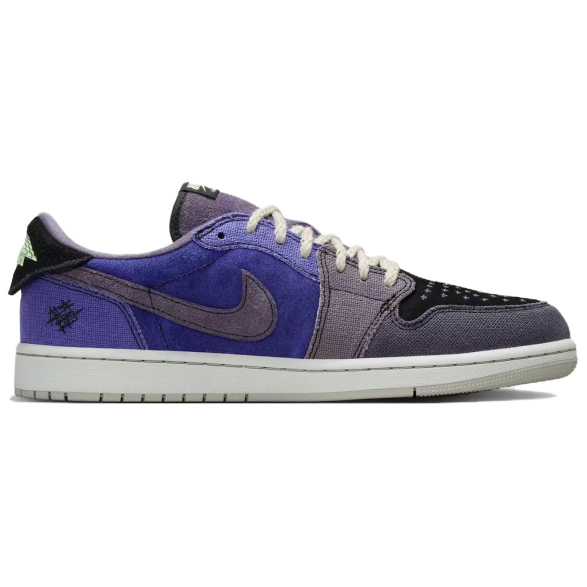 Ретро баскетбольные кроссовки Zion Williamson x Jordan Air Jordan 1 Low OG Deep Blue - изображение 2