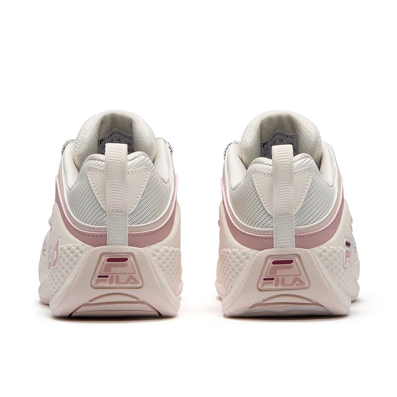 Кроссовки для баскетбола FILA FUSION GH3 Амортизация Low Топ Баскетбольные кроссовки Women's White Розовый - изображение 7