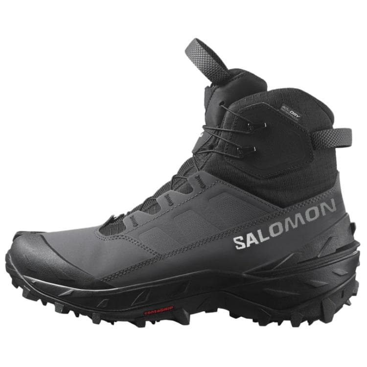 Кроссовки Salomon противоскользящая устойчивая к истиранию высокая походная обувь мужская черная - изображение 1