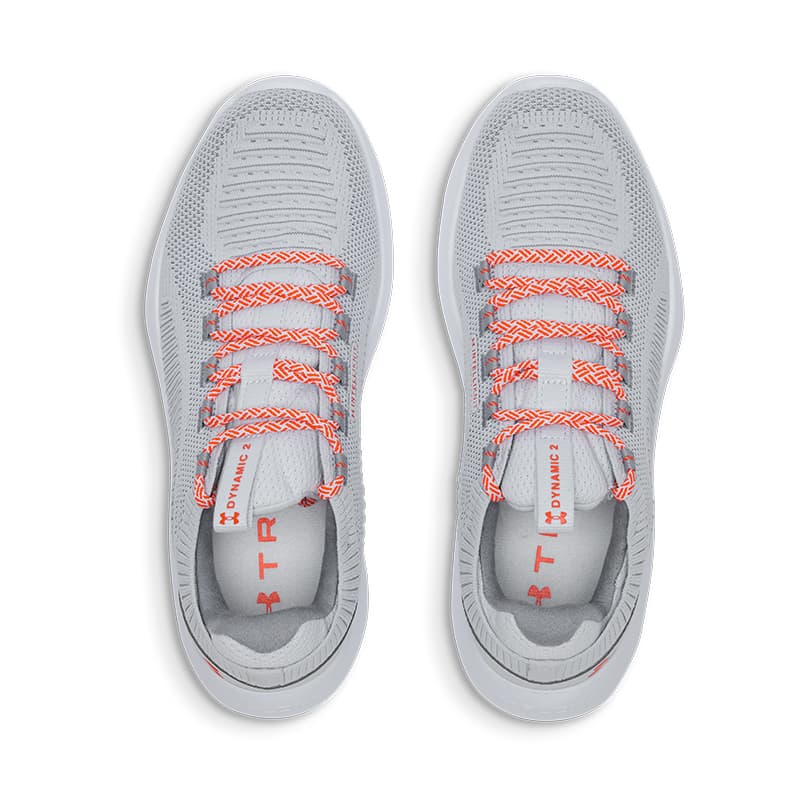Кроссовки для спортзала Under Armour Dynamic 2 противоскользящие и дышащие кроссовки для тренировок с низким верхом мужские серые - изображение 2