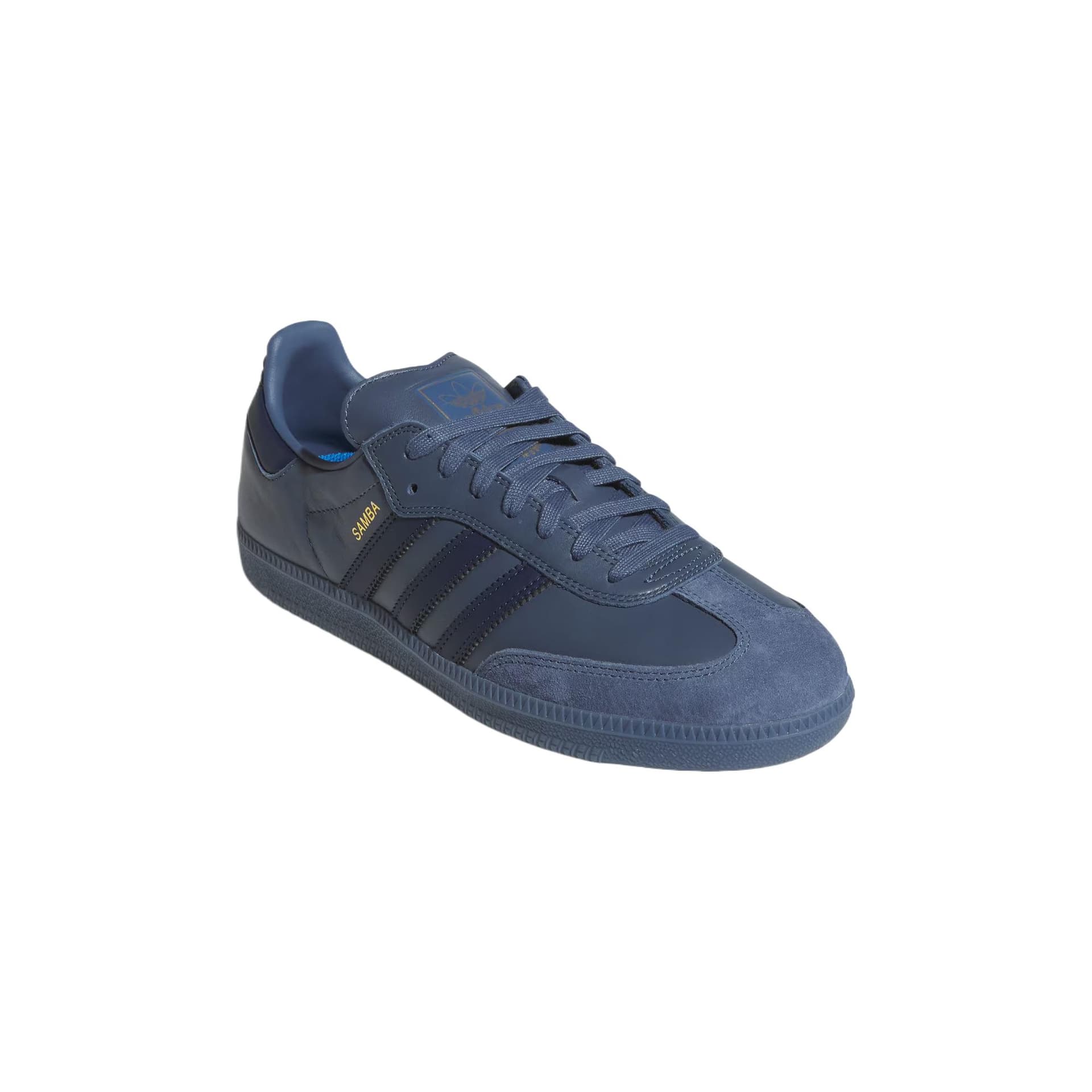 Кроссовки для спортзала Adidas Originals Samba ADV Устойчивые к истиранию Дышащие Низкие Кроссовки для тренировок Унисекс Мягкие Ink Синий - изображение 3