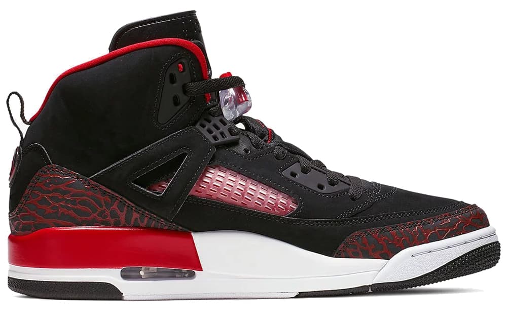 Ретро баскетбольные кроссовки Jordan Spizike Low Black Red - изображение 2