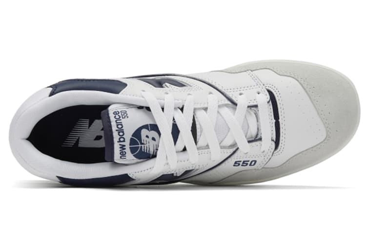 Ретро баскетбольные кроссовки New Balance 550 Navy - изображение 4