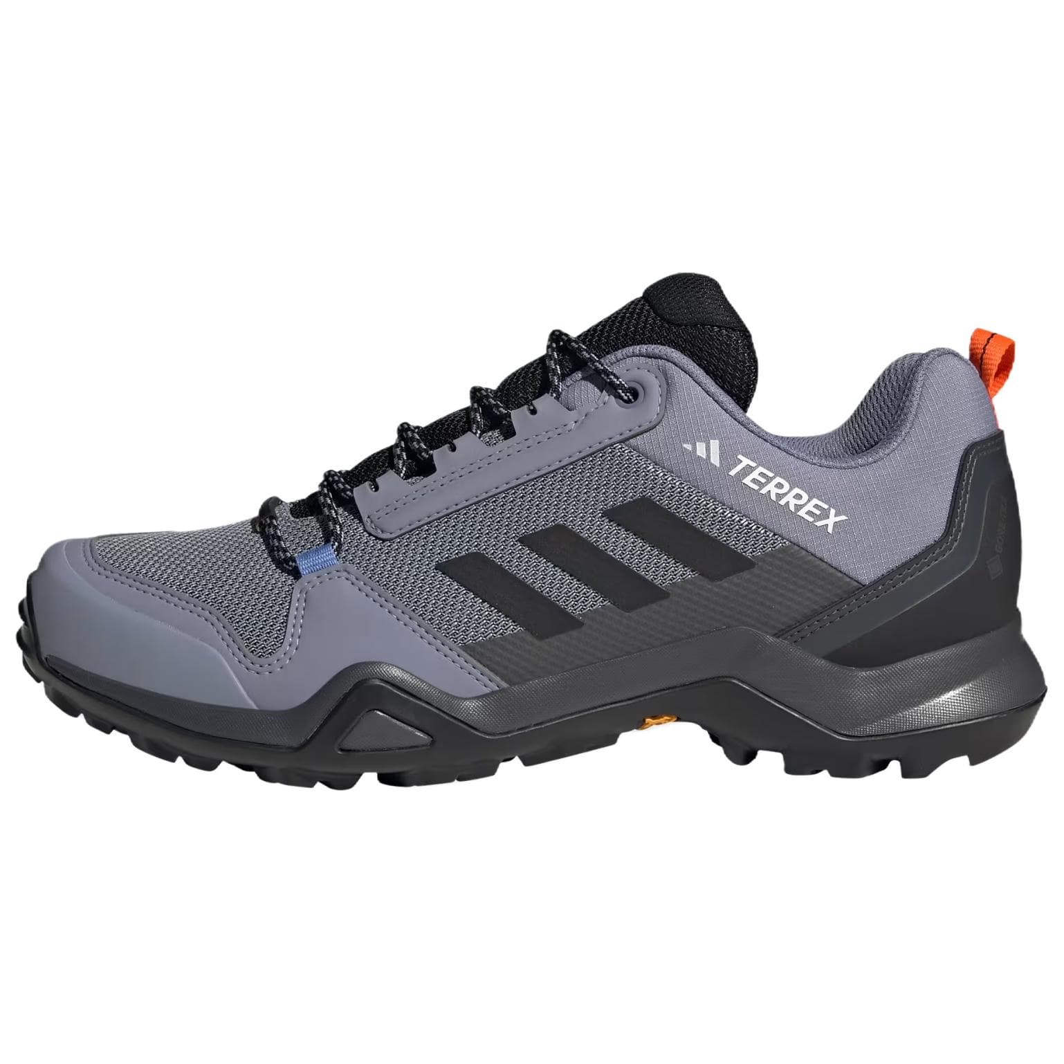 Кроссовки Adidas TERREX AX3 GTX Нескользящая и Водонепроницаемая Низкая Обувь для Альпинизма Мужская Синяя - изображение 1