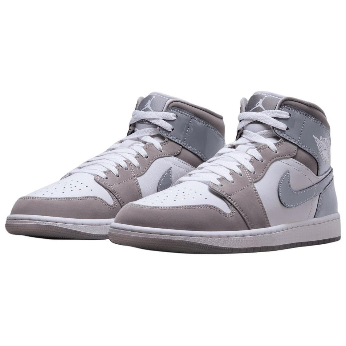 Ретро баскетбольные кроссовки Jordan Air Jordan 1 Mid White - изображение 3