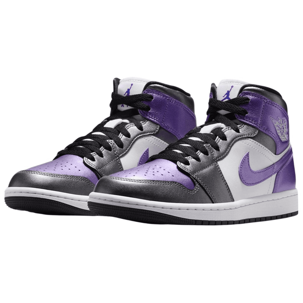 Ретро баскетбольные кроссовки Jordan Air Jordan 1 Противоскользящие Износостойкие MID Топ Винтажные Баскетбольные Кроссовки Женские - изображение 3